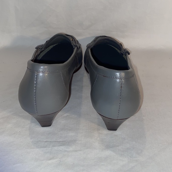 Vintage Oldmaine Trotters Marcy Gray Heels Pumps Shoes - Picture 3 of 4